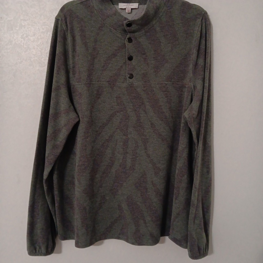 New Directions Studio Women's 5 Snap Mock Neck Sz XXL‎ Lightweight  Long Sleeved